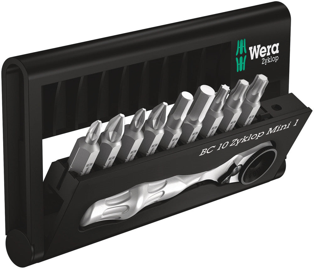 Wera Tools - Bit-Check 10 Zyklop Mini 1
