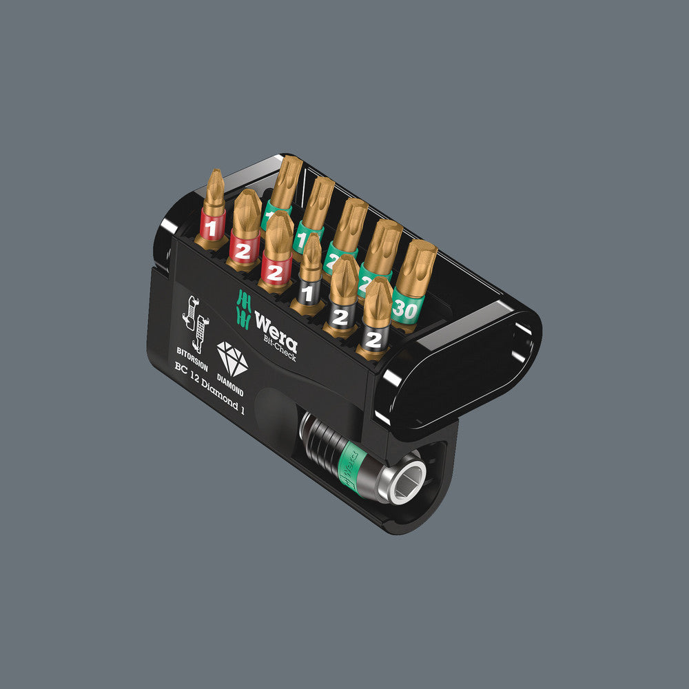 Wera Tools - Bit-Check 12 Diamond 1 SB
