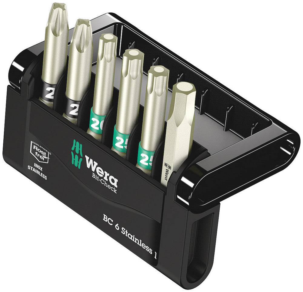 Wera Tools - Bit-Check 6 Stainless 1 SB