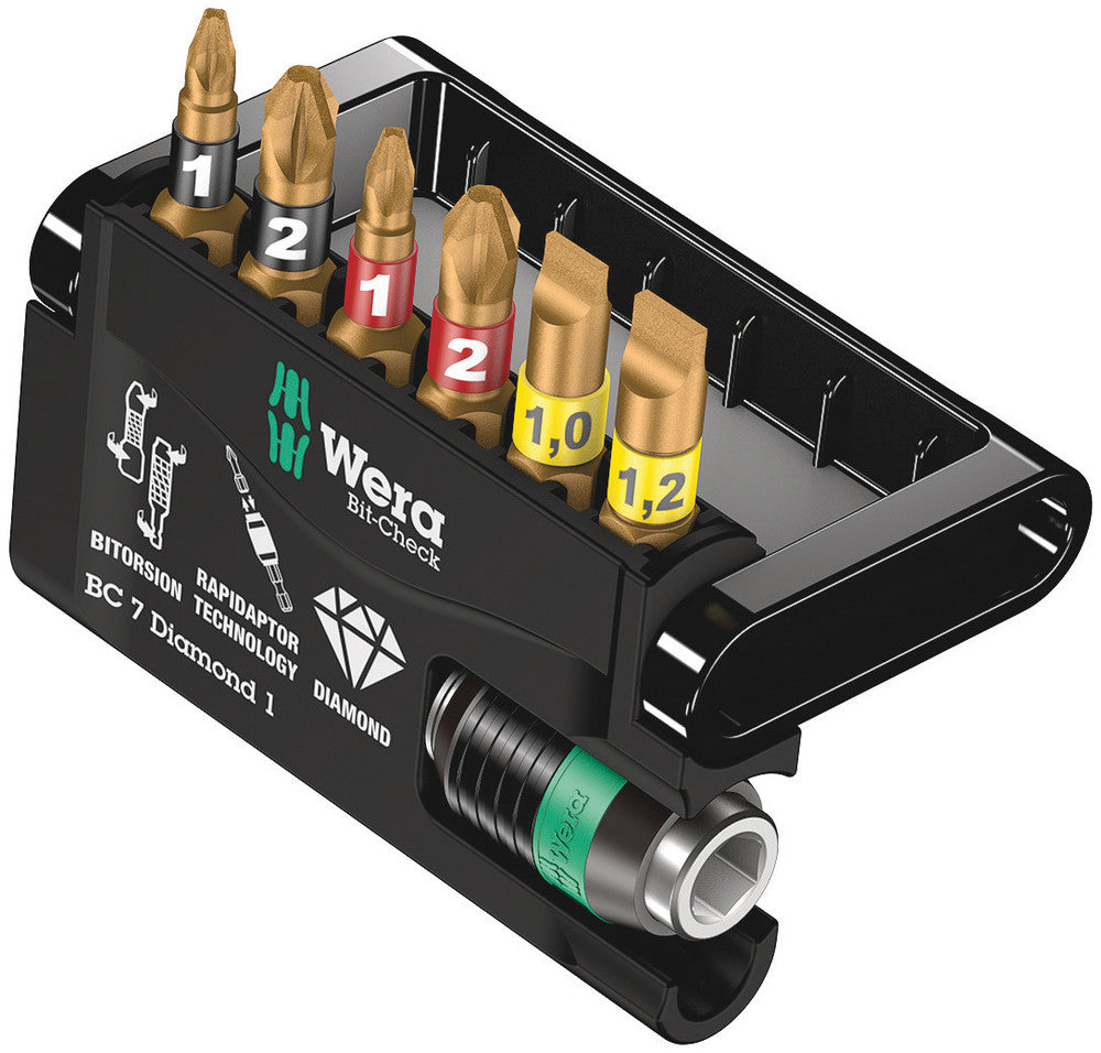 Wera Tools - Bit-Check 7 Diamond 1