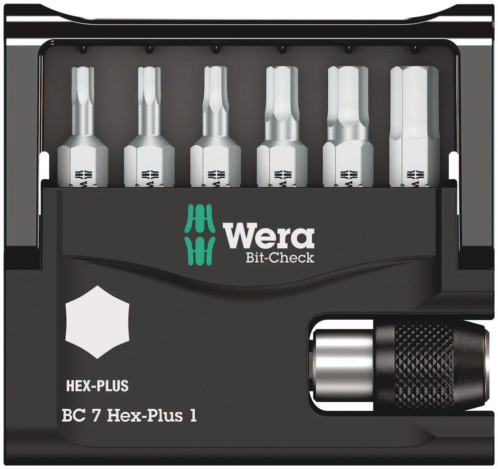 Wera Tools - Bit-Check 7 Hex-Plus 1