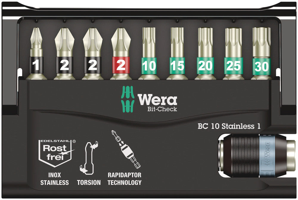 Wera Tools - Bit-Check 10 Stainless 1