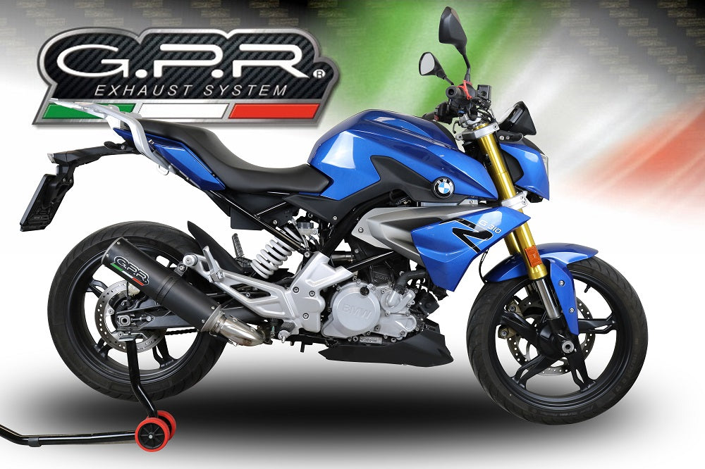 GPR-Exhaust---M3-Black-Titanium-Full-Line-for-G-310-R-from-2022-to-2024-dB-Killer-Catalyst