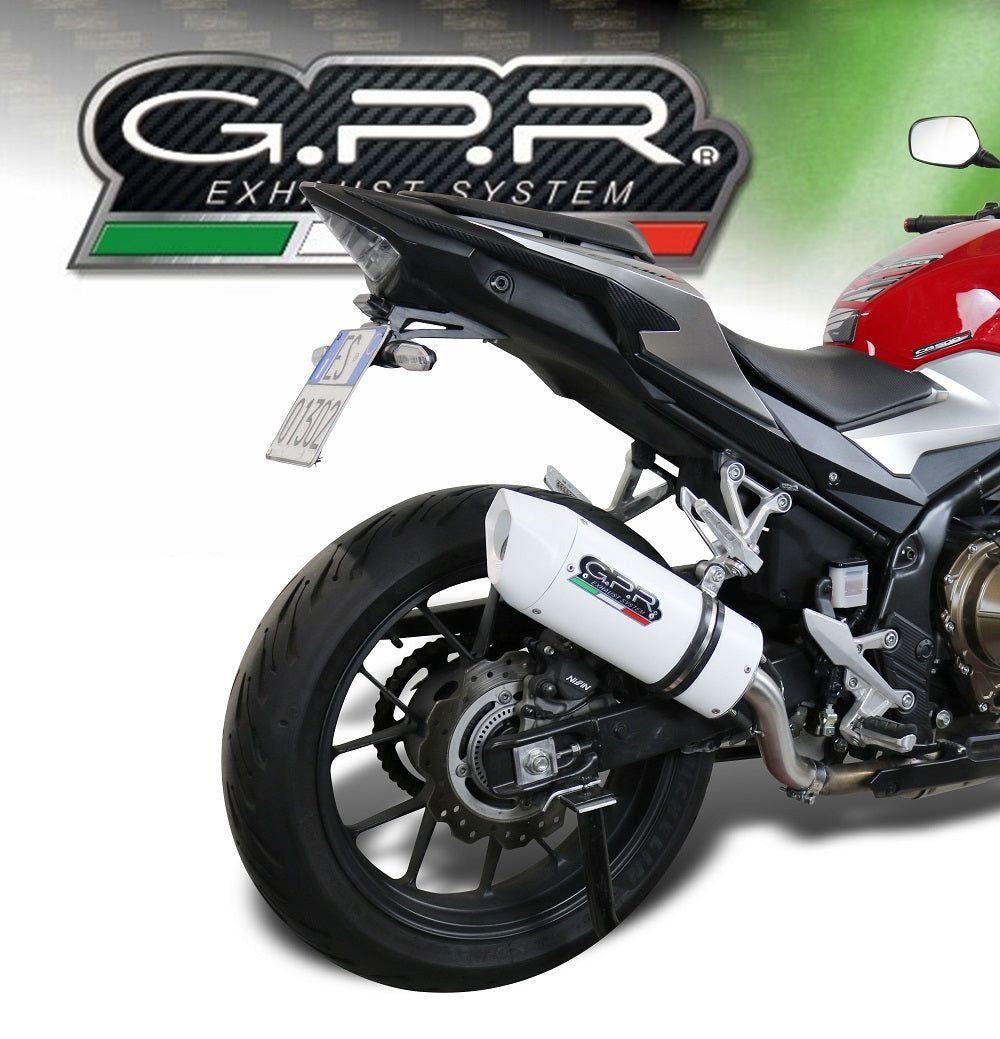 GPR-Exhaust---Albus-Evo4-Slip-on-for-CB-500-X-from-2016-to-2018-dB-Killer-Link-Pipe