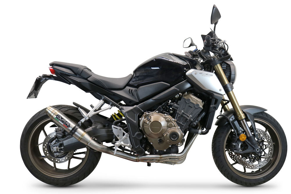 GPR-Exhaust---Deeptone-Inox-Full-Line-for-CBR-650-R-from-2019-to-2020-dB-Killer-Catalyst