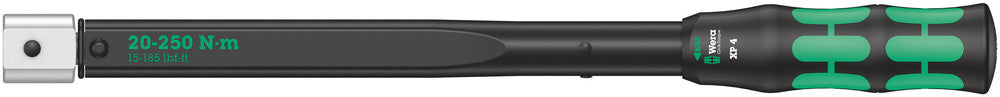 Wera Tools - Click-Torque XP 4 pre-set adjustable torque wrench for insert tools, 20-250 Nm, 20 Nm