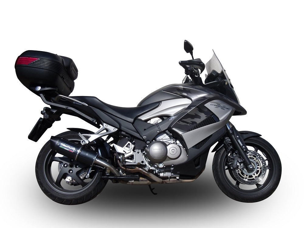 GPR-Exhaust---Furore-Nero-Slip-on-for-Crossrunner-800-VFR-800-X-from-2011-to-2014-dB-Killer-Link-Pipe