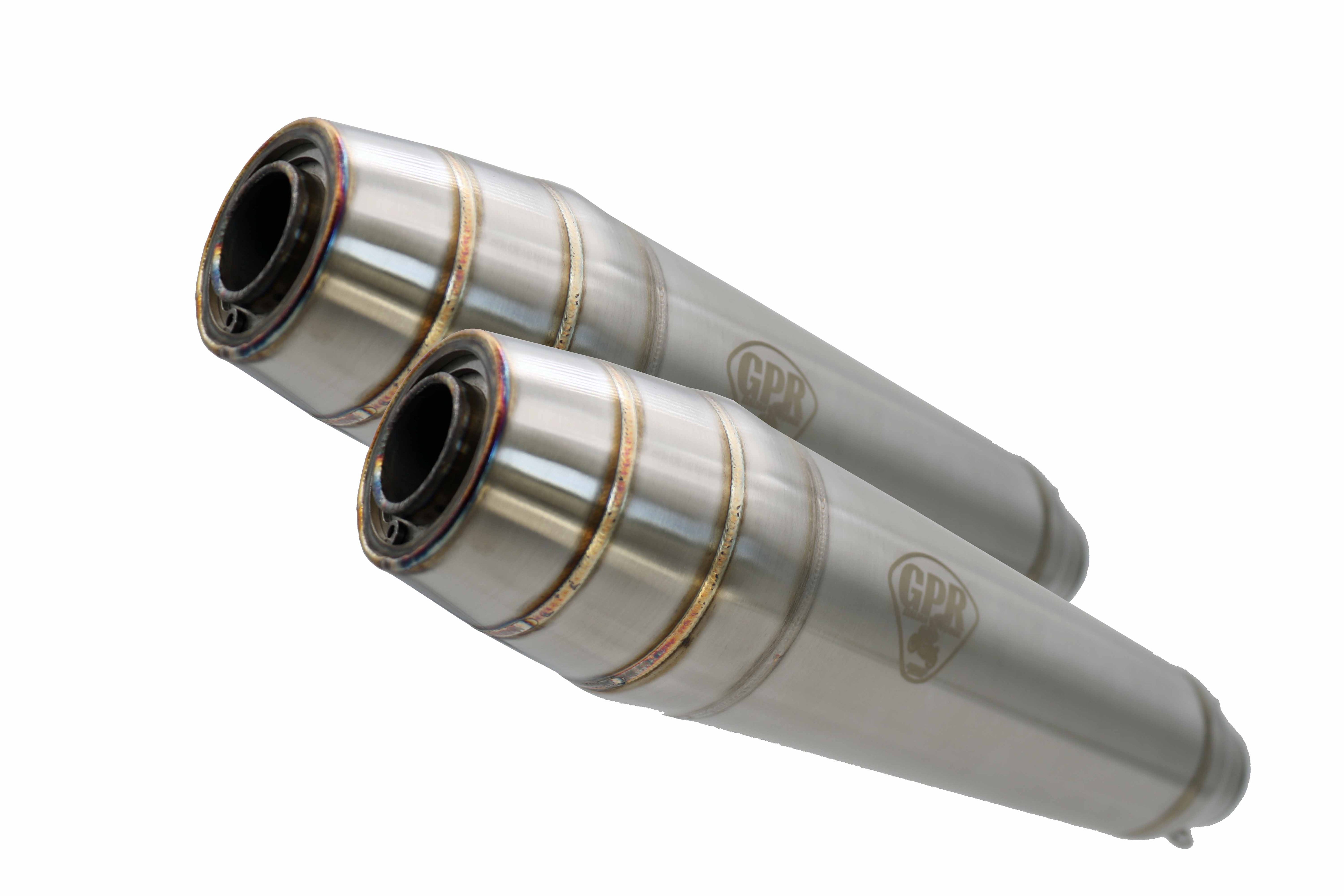 GPR-Exhaust---Deeptone-Inox-Cafè-Racer-Silencers-without-link-pipe-for-R-65-from-1981-to-1985-Dual-Universal-Homologated-Silencer-Kit-Without-Link-Pipes