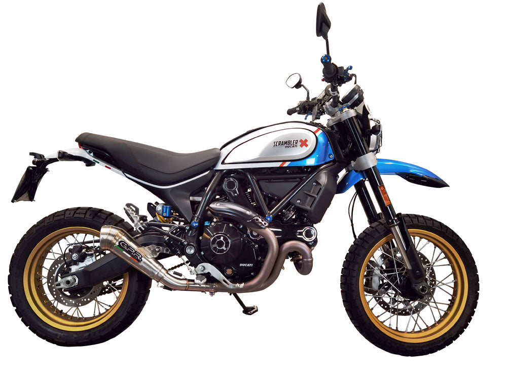 GPR-Exhaust---Powercone-Evo-Slip-on-for-Scrambler-800-Urban-Motard-from-2021-to-2023-dB-Killer-Link-Pipe-Catalyst