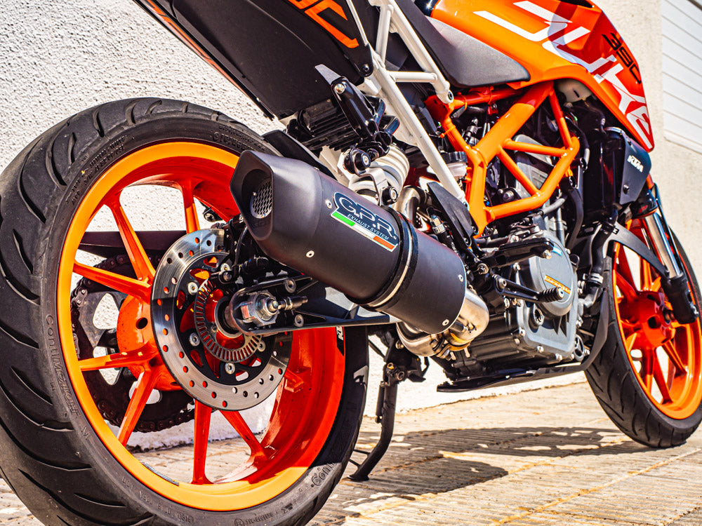 GPR-Exhaust---Furore-Nero-RACING-Slip-on-for-DUKE-125-from-2017-to-2020-Link-Pipe