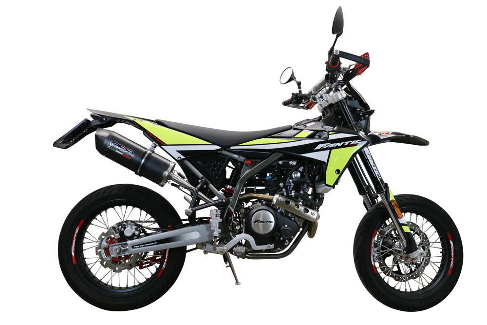 GPR-Exhaust---Furore-Evo4-Nero-Slip-on-for-XMF-125-from-2021-to-2024-dB-Killer-Link-Pipe-Catalyst