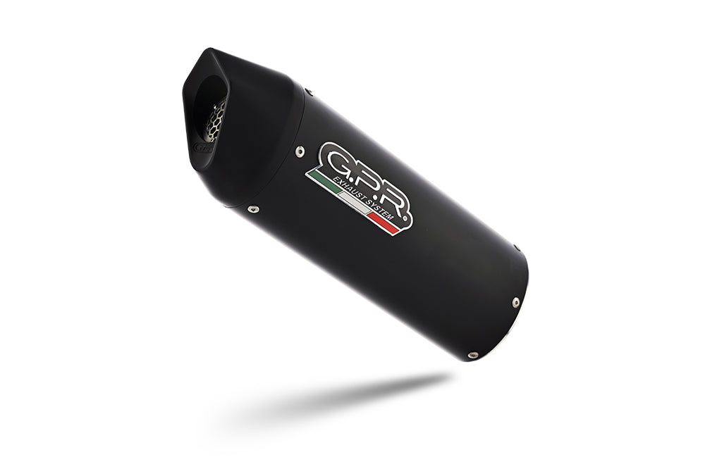 GPR-Exhaust---Furore-Evo4-Nero-Slip-on-for-Tiger-850-from-2020-to-2024-dB-Killer-Link-Pipe
