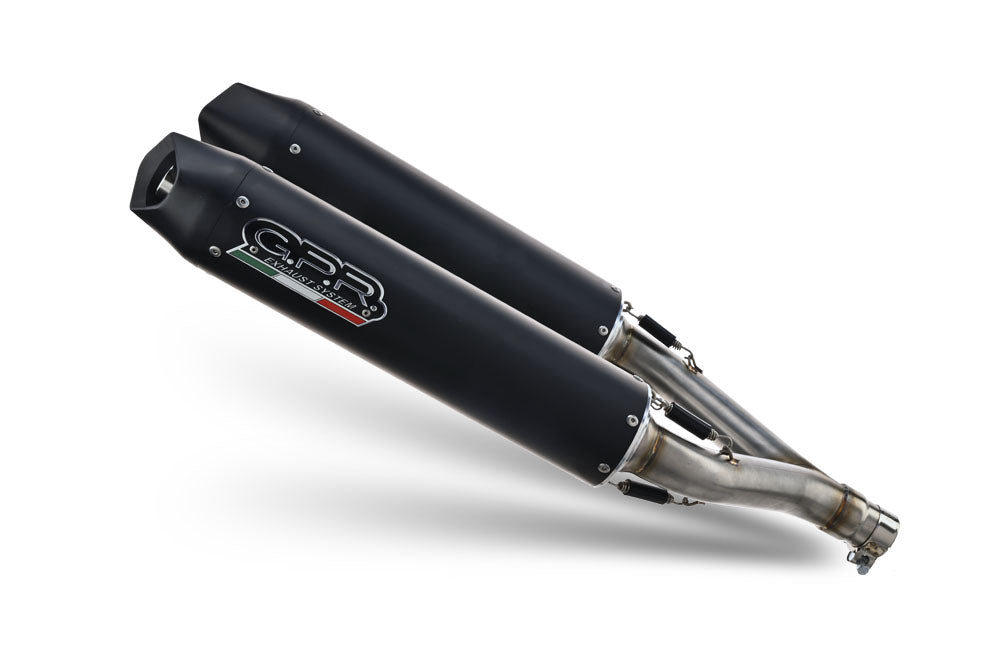 GPR-Exhaust---Furore-Nero-Double-Slip-on-for-YZF-1000-R1-from-2004-to-2006-dB-Killer-Link-Pipes