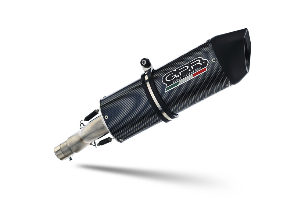 GPR-Exhaust---Furore-Evo4-Poppy-Slip-on-for-Supermoto-701-from-2021-to-2024-dB-Killer-Link-Pipe-Catalyst