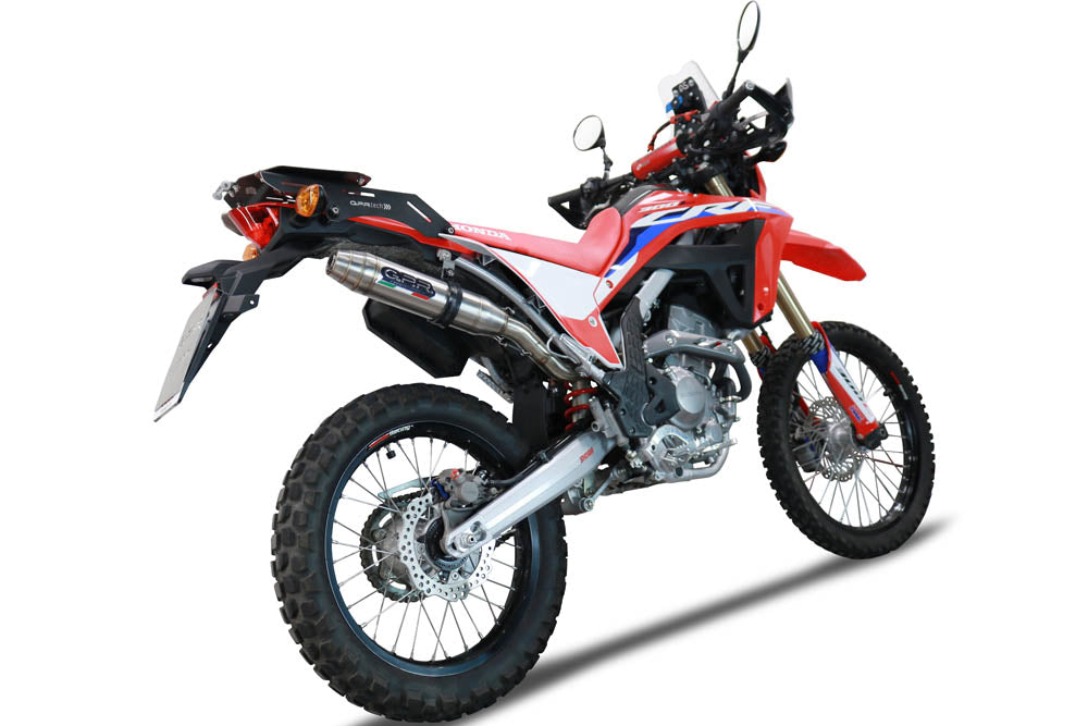 GPR-Exhaust---Deeptone-Inox-RACING-Slip-on-for-CRF-300-L-Rally-from-2021-to-2024-Link-Pipe-Dbkiller