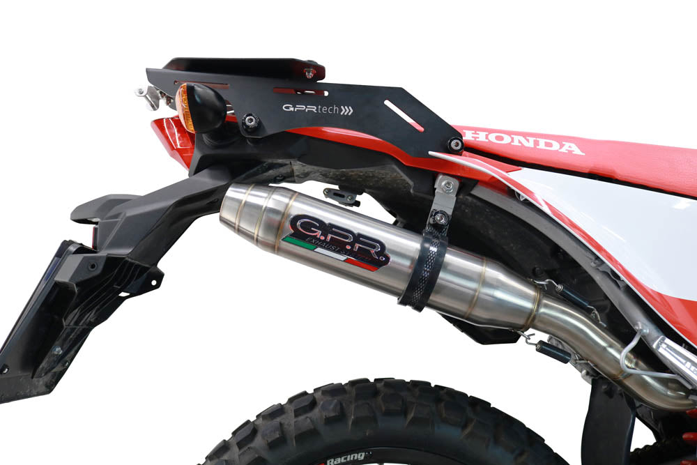 GPR-Exhaust---Deeptone-Inox-RACING-Slip-on-for-CRF-300-L-Rally-from-2021-to-2024-Link-Pipe-Dbkiller