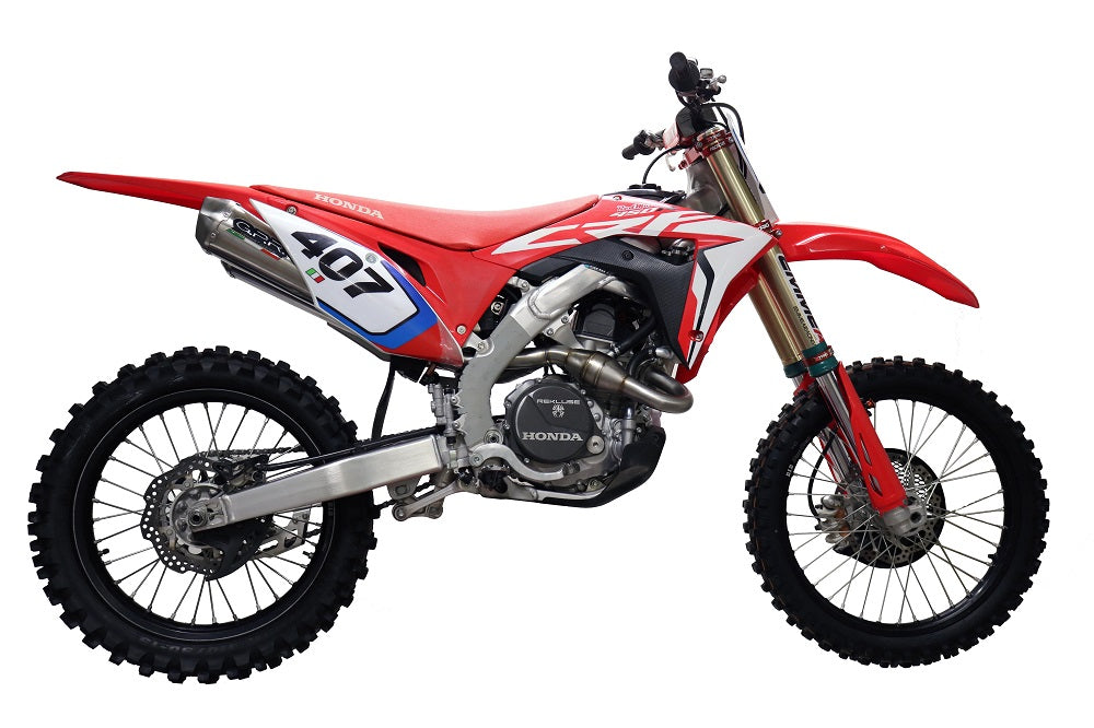 GPR-Exhaust---Pentacross-Inox-Double-Full-Line-for-CRF-250-RX-from-2019-to-2021-dB-Killer-Spark-Arrestor