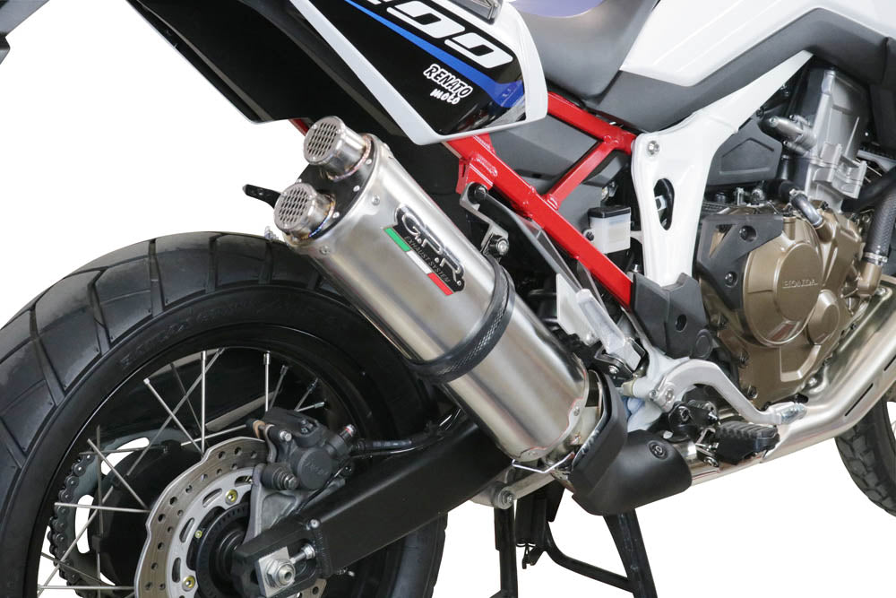 GPR-Exhaust---Dual-Inox-Slip-on-for-CRF-1000-L-Africa-TWIN-from-2018-to-2020-dB-Killer-Link-Pipe