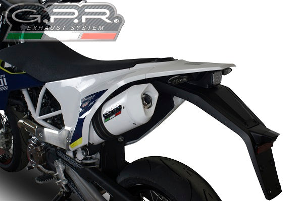 GPR-Exhaust---Albus-Evo4-Slip-on-for-Supermoto-701-from-2017-to-2020-dB-Killer-Link-Pipe-Catalyst