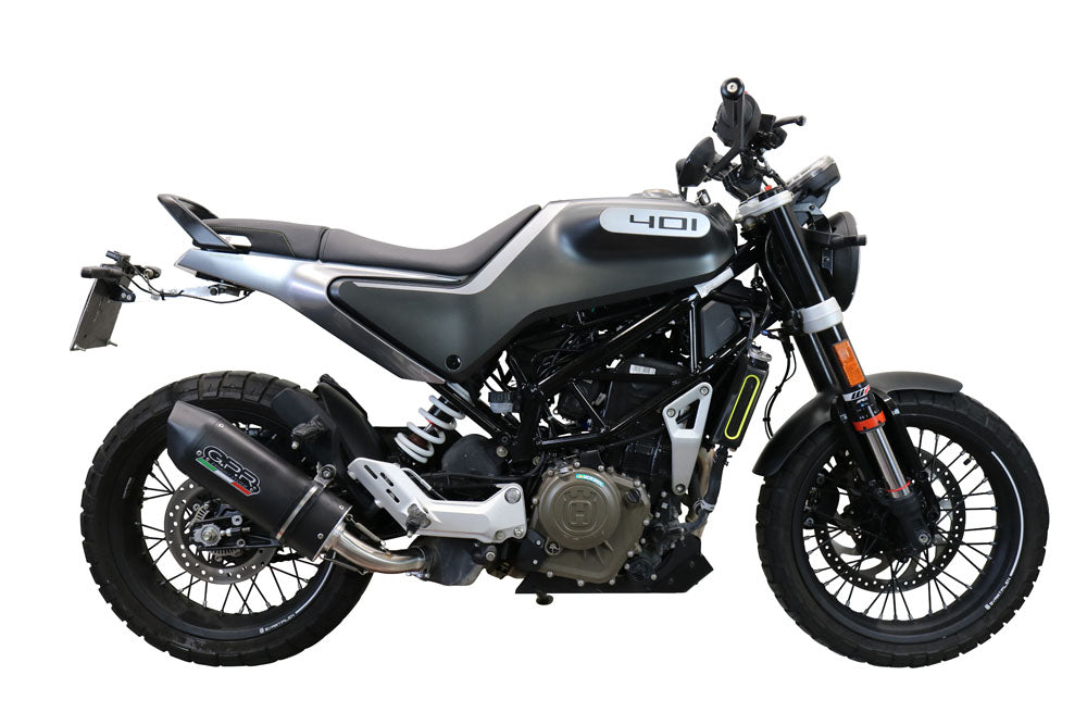 GPR-Exhaust---Furore-Evo4-Nero-Slip-on-for-Svartpilen-401-from-2021-to-2023-dB-Killer-Link-Pipe