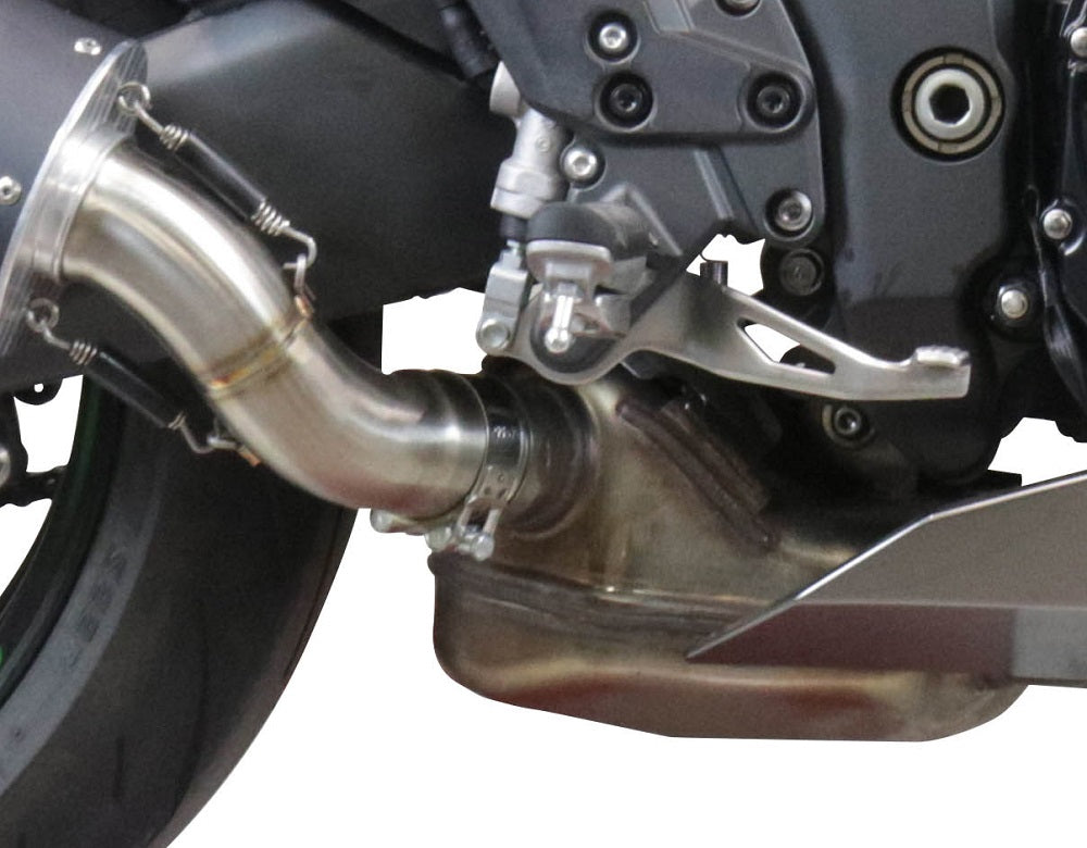 GPR-Exhaust---Furore-Evo4-Nero-Slip-on-for-Ninja-1000-SX-from-2020-to-2020-dB-Killer-Link-Pipe