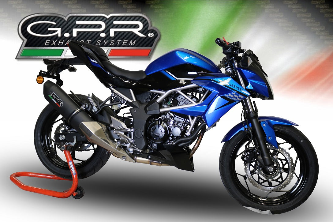 GPR-Exhaust---Furore-Evo4-Nero-Slip-on-for-Z-125-from-2019-to-2020-dB-Killer-Link-Pipe