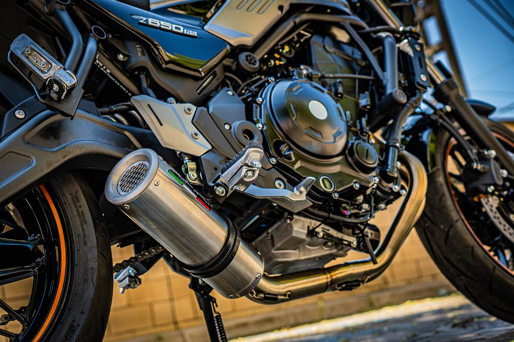 GPR-Exhaust---M3-Inox-Full-Line,-silencer-and-separate-header-for-Z-650-RS-from-2021-to-2023-dB-Killer-Catalyst