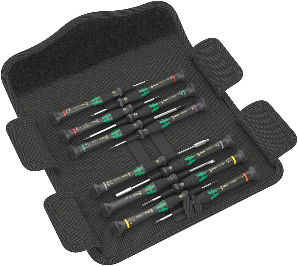 Wera Tools - Kraftform Micro 12 Electronics 1 Screwdriver set for electronic applications