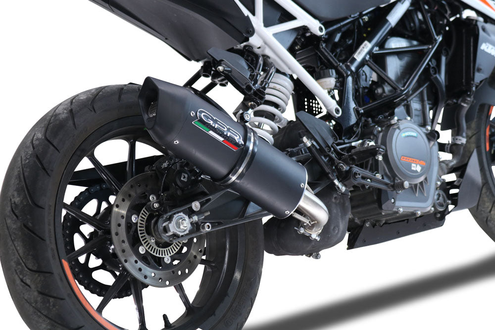 GPR-Exhaust---Furore-Nero-RACING-Slip-on-for-DUKE-125-from-2021-to-2023-Link-Pipe