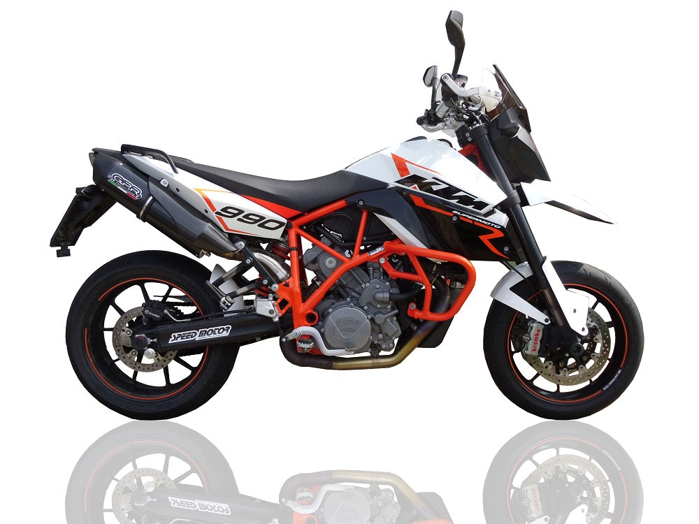 GPR-Exhaust---Furore-Nero-Double-Bolt-on-for-LC8-SMT-990-from-2008-to-2014-dB-Killer-Catalysts