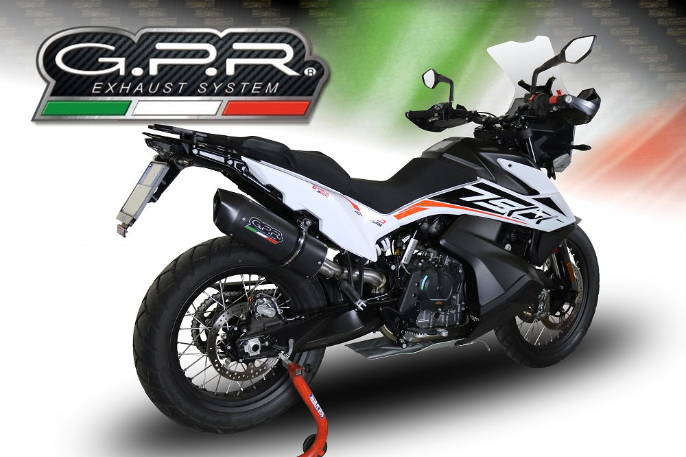 GPR-Exhaust---Furore-Evo4-Nero-Slip-on-for-Adventure-790-from-2025-to-2026-dB-Killer-Link-Pipe