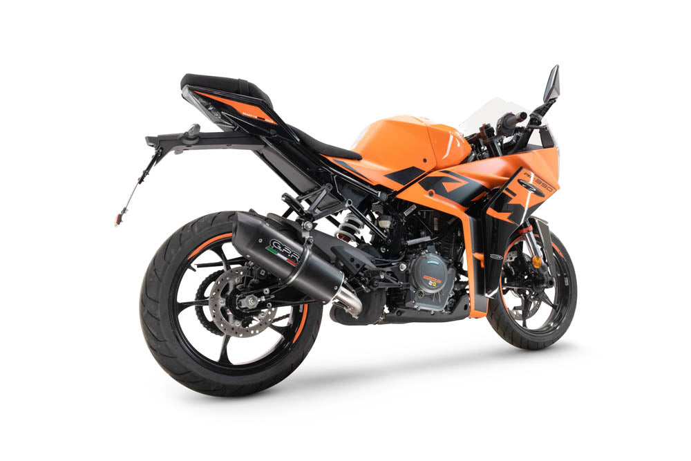 GPR-Exhaust---Furore-Evo4-Nero-Slip-on-for-RC-390-from-2022-to-2024-dB-Killer-Link-Pipe