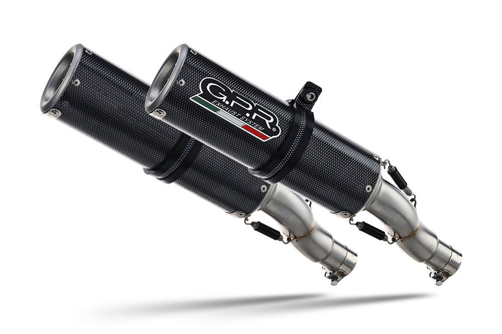 GPR-Exhaust---M3-Poppy-Double-Slip-on-for-Gsx-R-1000-K7-from-2007-to-2008-dB-Killer-Link-Pipes