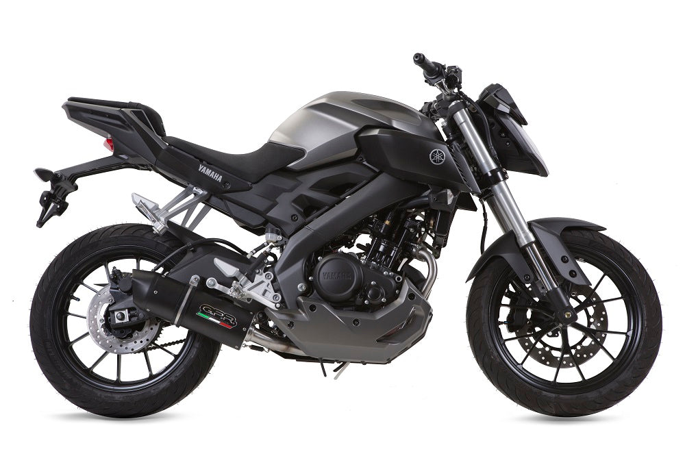 GPR-Exhaust---Furore-Evo4-Nero-Full-Line-for-MT-125-from-2017-to-2019-dB-Killer-Catalyst