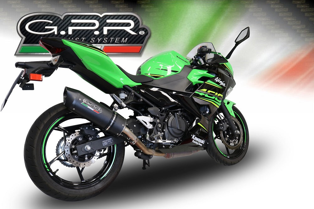 GPR-Exhaust---Furore-Evo4-Nero-Slip-on-for-Z-500-from-2023-to-2025-dB-Killer-Link-Pipe