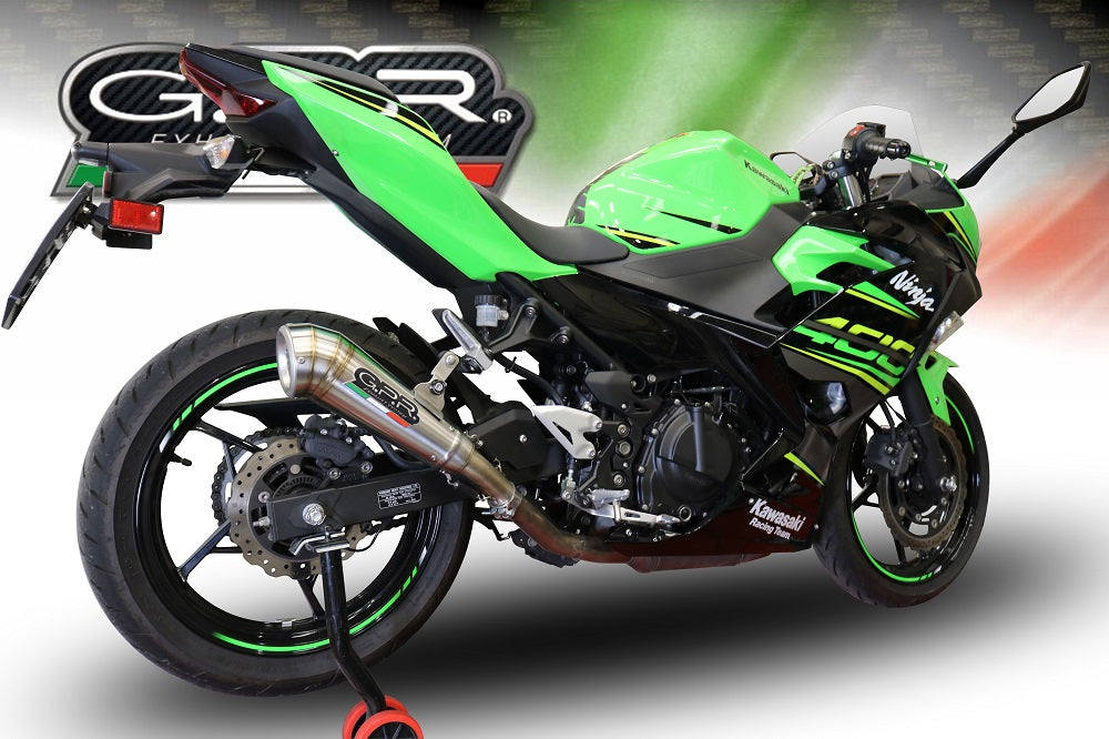 GPR-Exhaust---Powercone-Evo-Slip-on-for-Ninja-400-from-2023-to-2025-dB-Killer-Link-Pipe
