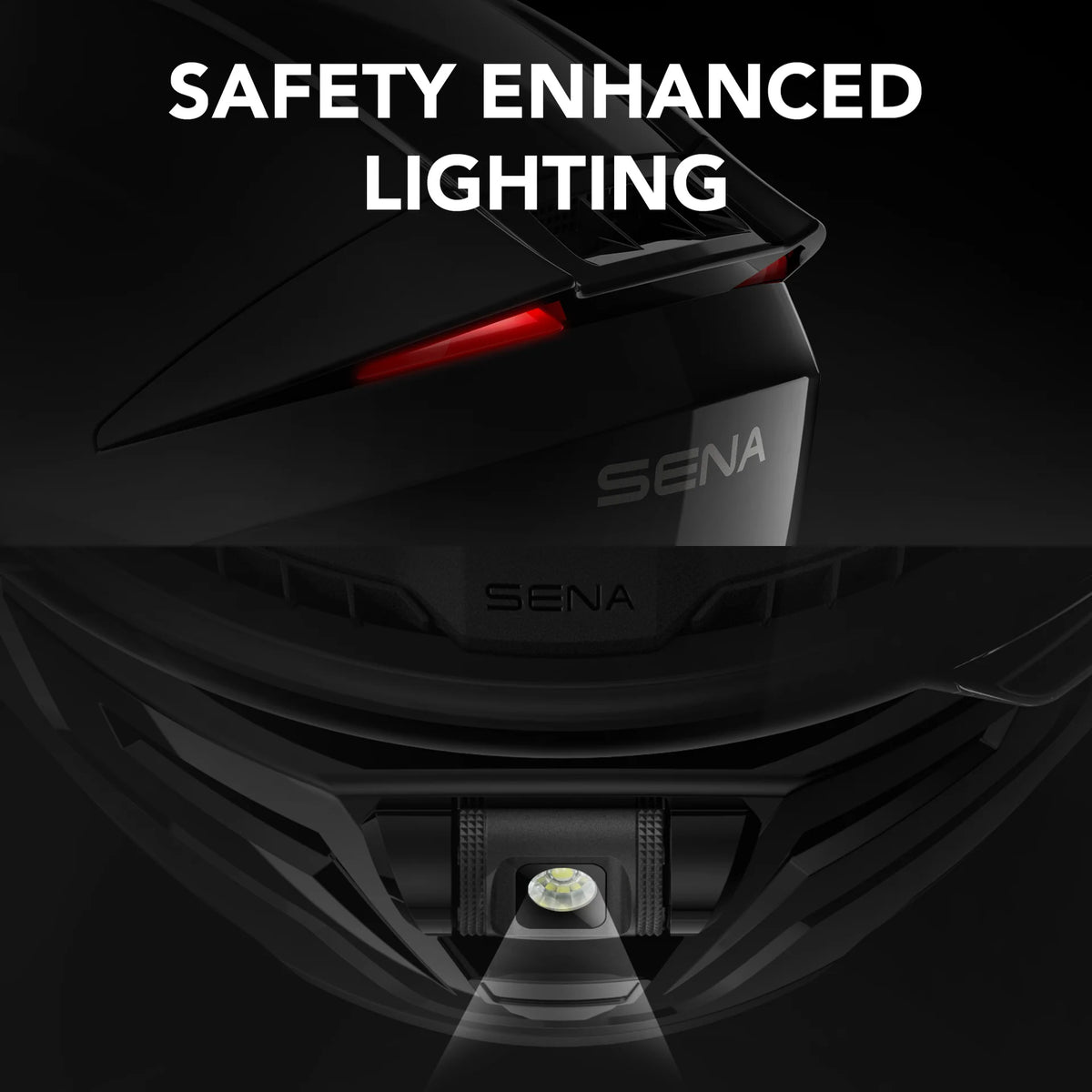 Sena - PHANTOM XB Full-Face Helmet with Integrated Comm System