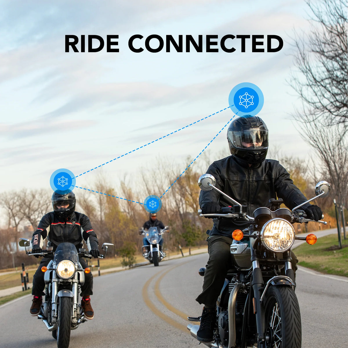 Sena - PHANTOM XB Full-Face Helmet with Integrated Comm System