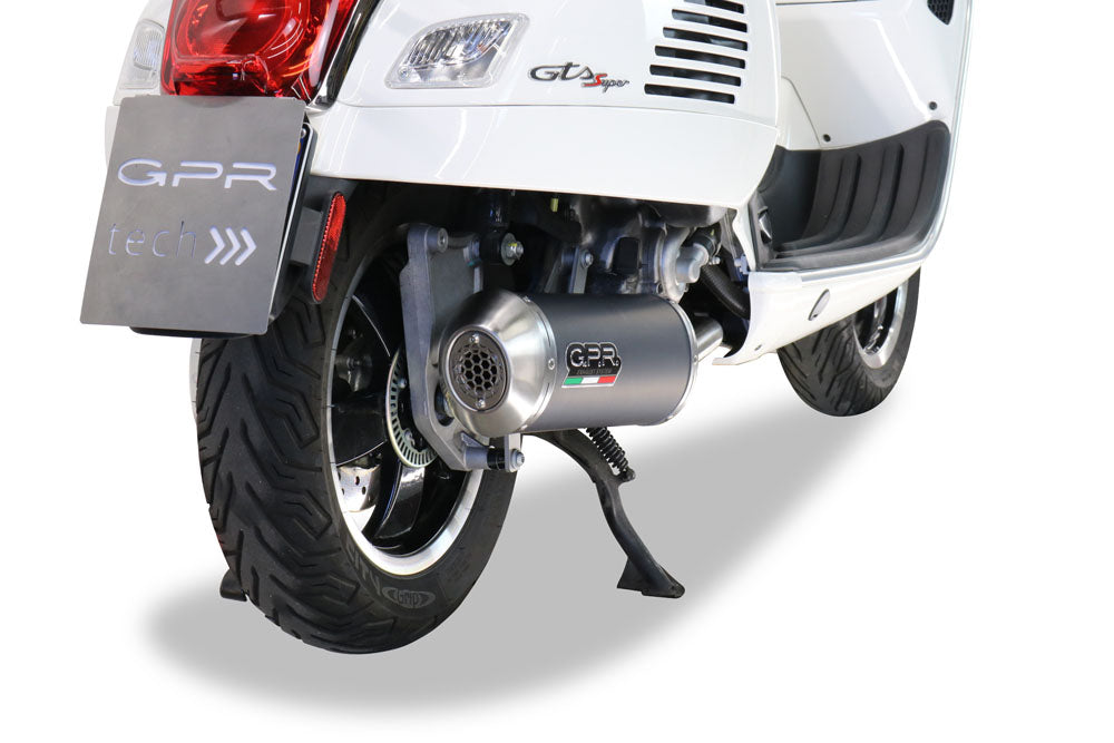 GPR-Exhaust---Evo4-Road-Full-Line-for-Vespa-300-GTS-GTV-Touring-Super-from-2017-to-2018-dB-Killer-Catalyst