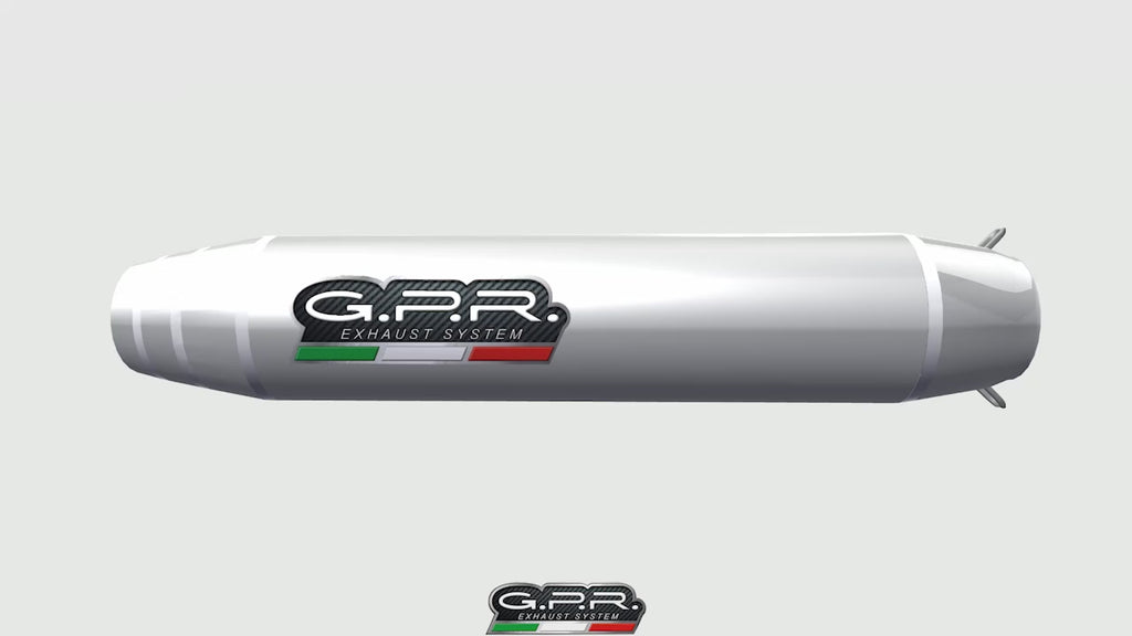 GPR-Exhaust---Deeptone-Inox-Full-Line-for-KLX-140G-from-2017-to-2025-dB-Killer-Spark-Arrestor