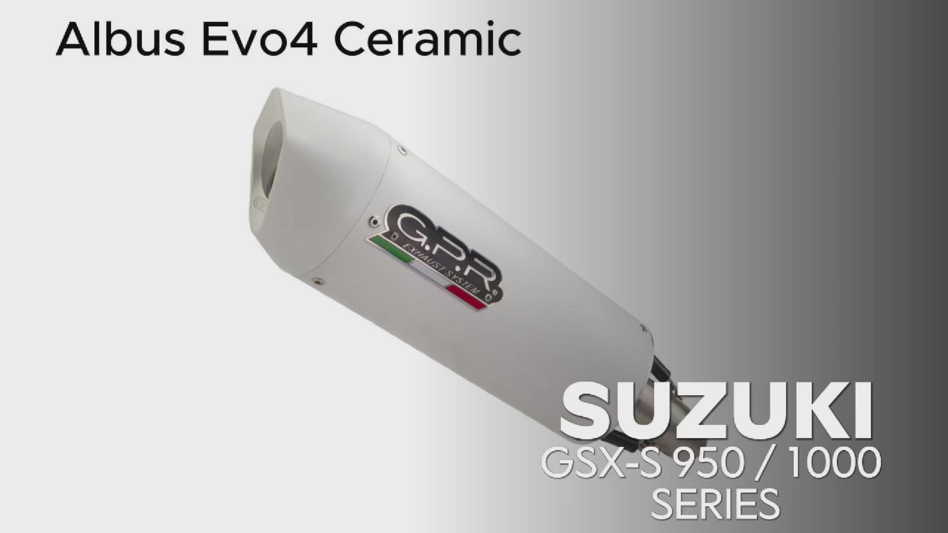 GPR-Exhaust---Albus-Evo4-Slip-on-for-Gsx-S-950-from-2017-to-2020-dB-Killer-Link-Pipe