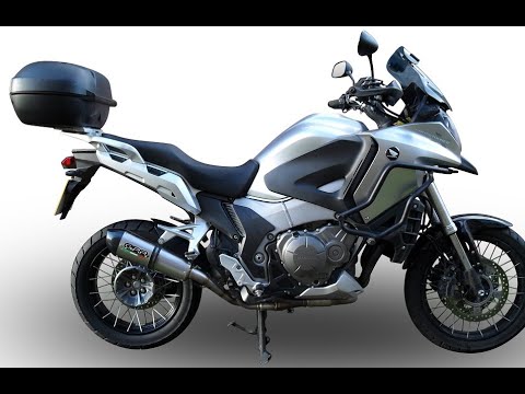 GPR-Exhaust---Furore-Evo4-Nero-Slip-on-for-VFR1200X-Crosstourer-from-2017-to-2020-dB-Killer-Link-Pipe
