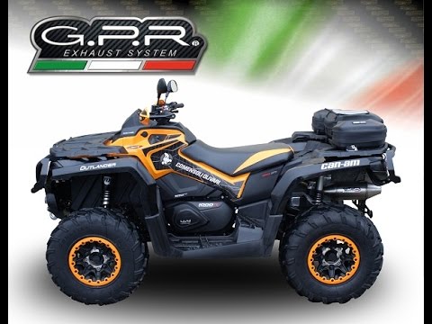 GPR-Exhaust---Deeptone-Atv-Slip-on-for-Outlander-650-XT-from-2013-to-2023-dB-Killer-Link-Pipe