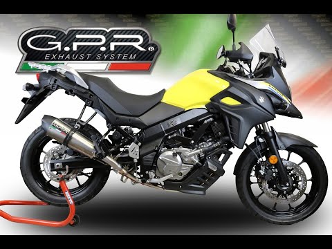 GPR-Exhaust---Furore-Evo4-Nero-Mid-Line-for-V-Strom-650-from-2021-to-2025-dB-Killer-Catalyst-