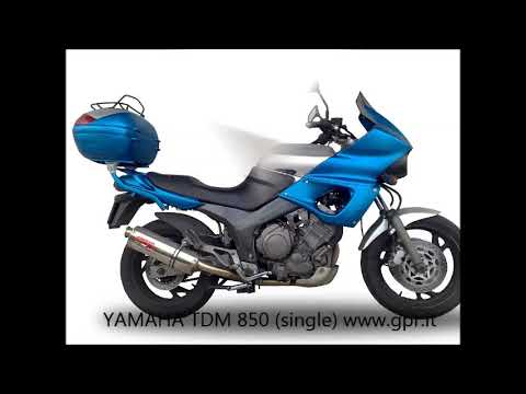 GPR-Exhaust---Trioval-Slip-on-for-TDM-850-from-1991-to-2001-dB-Killer-Link-Pipe