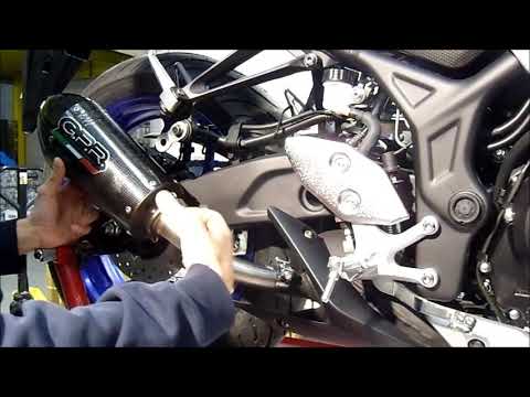 GPR-Exhaust---M3-Poppy-Slip-on-for-Yzf-R3-from-2015-to-2017-dB-Killer-Link-Pipe