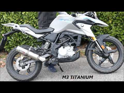 GPR-Exhaust---M3-Black-Titanium-Full-Line-for-G-310-GS-from-2022-to-2024-dB-Killer-Catalyst