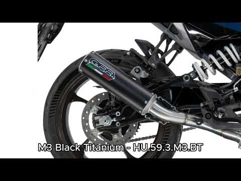 GPR-Exhaust---M3-Black-Titanium-Slip-on-for-Vitpilen-250-from-2024-to-2025-dB-Killer-Link-Pipe