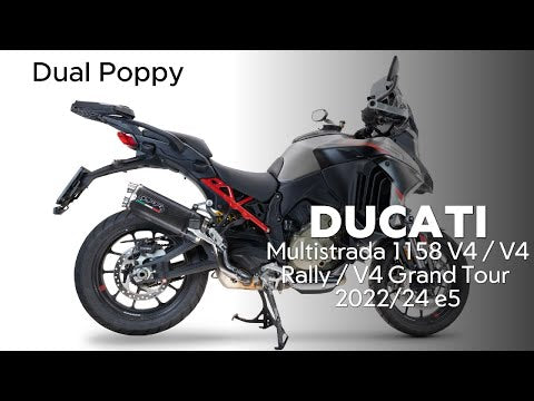 GPR-Exhaust---Dual-Poppy-Slip-on-for-Multistrada-V4-S-from-2022-to-2024-dB-Killer-Link-Pipe
