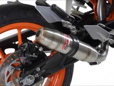 GPR-Exhaust---Albus-Ceramic-Slip-on-for-DUKE-390-from-2013-to-2016-dB-Killer-Link-Pipe-Catalyst
